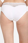 Soie Medium Rise Half Coverage Bikini Panty (Pack of 2) - Red White — thumbnail 9