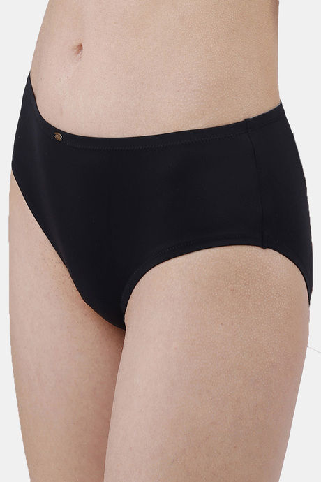 Soie High Rise Full Coverage Bikini Panty - Black — image 2