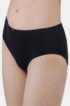 Soie High Rise Full Coverage Bikini Panty - Black — thumbnail 2