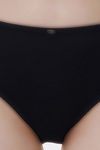 Soie High Rise Full Coverage Bikini Panty - Black — thumbnail 5