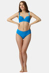 Soie High Rise Full Coverage Bikini Panty - Blue Jewel — thumbnail 6