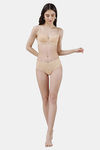 Soie High Rise Full Coverage Bikini Panty - Nude — thumbnail 6