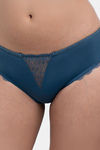 Soie Mid Rise Full Coverage Lace Brief - Stone — thumbnail 6