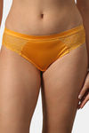 Soie Mid Rise Full Coverage Lace Seamless Panty - Gold — thumbnail 1