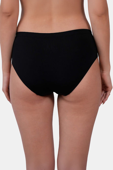Soie High Waist Full Coverage Lace Brief - Black — image 4