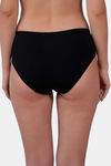 Soie High Waist Full Coverage Lace Brief - Black — thumbnail 4