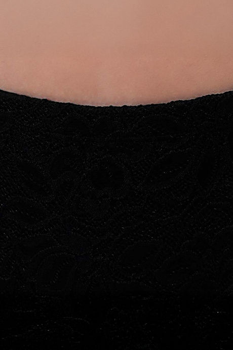 Soie High Waist Full Coverage Lace Brief - Black — image 6