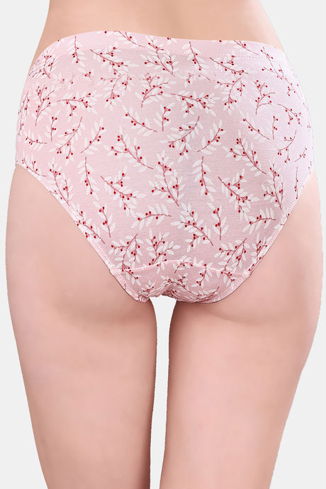 Soie High Rise Full Coverage Printed Stretch Cotton Hipster Panty (Pack of 3) - Multicolor — image 11