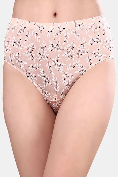Soie High Rise Full Coverage Printed Stretch Cotton Hipster Panty (Pack of 3) - Multicolor — image 13