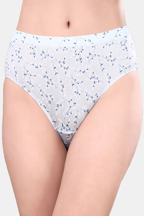 Soie High Rise Full Coverage Printed Stretch Cotton Hipster Panty (Pack of 3) - Multicolor — image 2