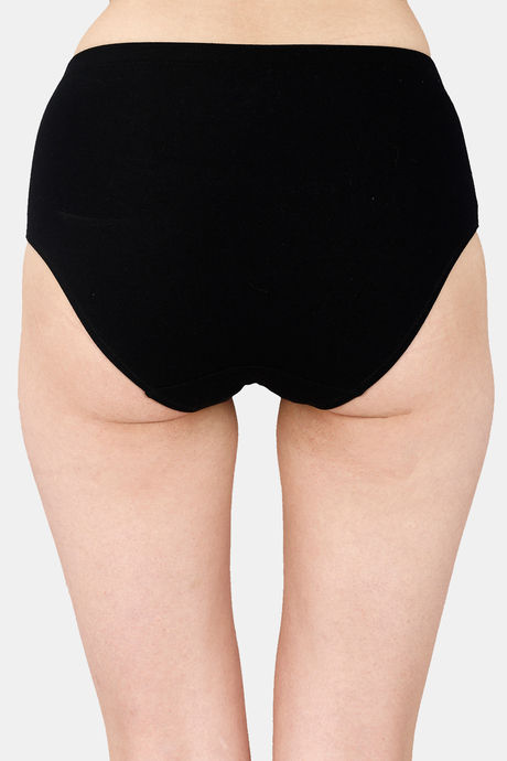 Soie High Waist Full Coverage Solid Cotton Briefs(Pack of 3) - Multicolor — image 11