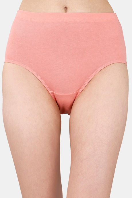 Soie High Waist Full Coverage Solid Cotton Briefs(Pack of 3) - Multicolor — image 2