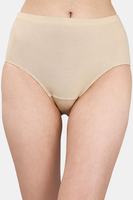 Soie High Waist Full Coverage Solid Cotton Briefs(Pack of 3) - Multicolor — image 5