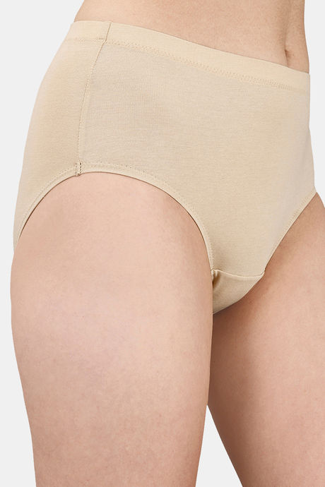Soie High Waist Full Coverage Solid Cotton Briefs(Pack of 3) - Multicolor — image 6