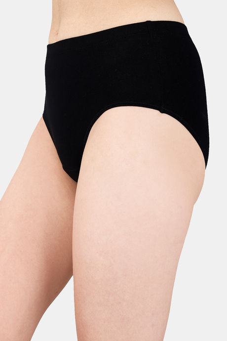 Soie High Waist Full Coverage Solid Cotton Briefs(Pack of 3) - Multicolor — image 9