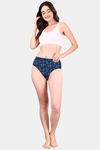 Soie High Waist Full Coverage Printed Cotton Briefs (Pack of 3) - Multicolor — thumbnail 6