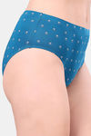 Soie High Rise Full Coverage Printed Stretch Cotton Hipster Panty (Pack of 6) - Multicolor — thumbnail 15