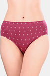 Soie High Rise Full Coverage Printed Stretch Cotton Hipster Panty (Pack of 6) - Multicolor — thumbnail 18