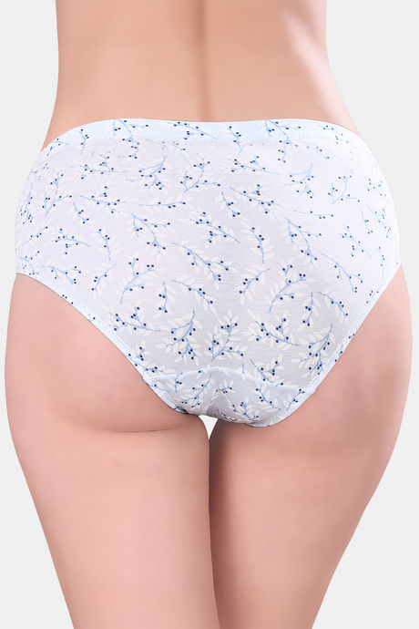 Soie High Rise Full Coverage Printed Stretch Cotton Hipster Panty (Pack of 6) - Multicolor — image 31