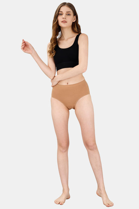 Soie High Waist Full Coverage Solid Cotton Briefs(Pack of 6) - Multicolor — image 10