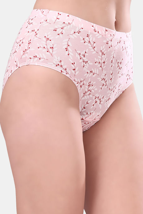 Soie High Waist Full Coverage Printed Cotton Briefs (Pack of 6) - Multicolor — image 10