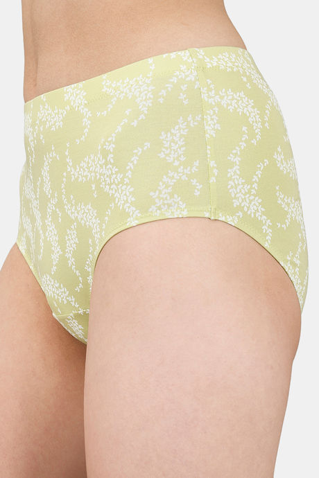 Soie High Waist Full Coverage Printed Cotton Briefs (Pack of 6) - Multicolor — image 24