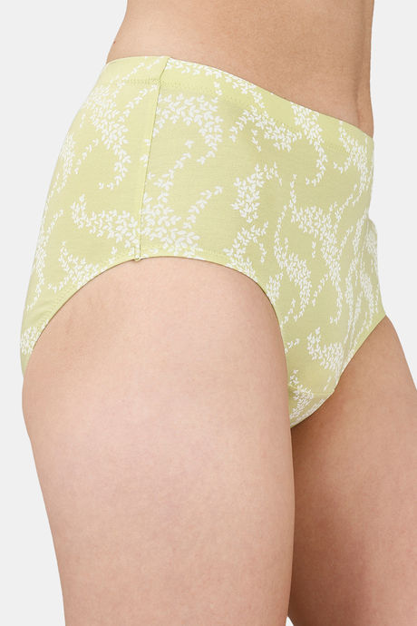 Soie High Waist Full Coverage Printed Cotton Briefs (Pack of 6) - Multicolor — image 25