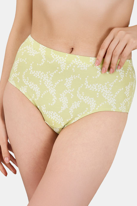 Soie High Waist Full Coverage Printed Cotton Briefs (Pack of 6) - Multicolor — image 27
