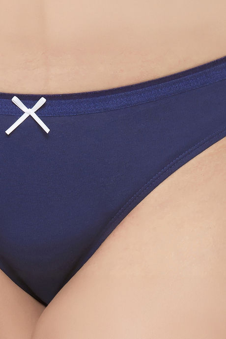Soie Mid Rise Medium Coverage Solid and Printed Cotton Stretch Brief Panty (Pack of 3) - Multicolor — image 8