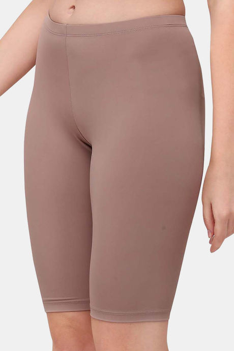Soie Knee Length Cycling Shorts (Pack of 2) - Bark Black — image 8