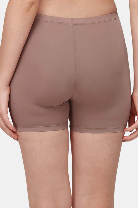 Soie Mid Thigh Length Cycling Shorts - Bark — image 3