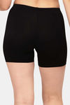 Soie Mid Thigh Length Cycling Shorts - Black — thumbnail 3