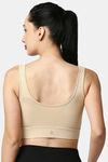 Soie Double Layered Non-Wired Full Coverage Super Support Bra - Nude — thumbnail 4