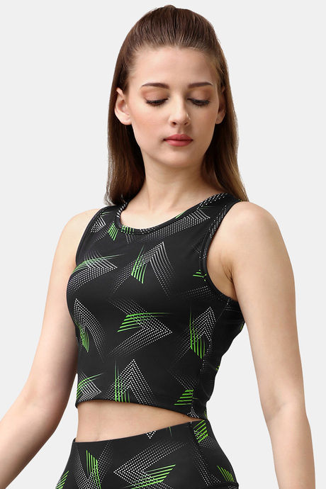Soie Moisture Wicking Fitted Top - Print — image 4