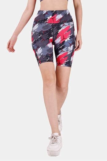 Soie Moisture Wicking Shorts - Print