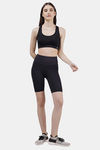 Soie Moisture Wicking Removable Padding Sports Bra - Black — thumbnail 5