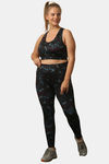 Soie Medium Impact Quick Dry Padded Sports Bra - Black — thumbnail 4