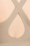 Soie High Impact Padded Non Wired Full Coverage Sports Bra - Latte — thumbnail 5