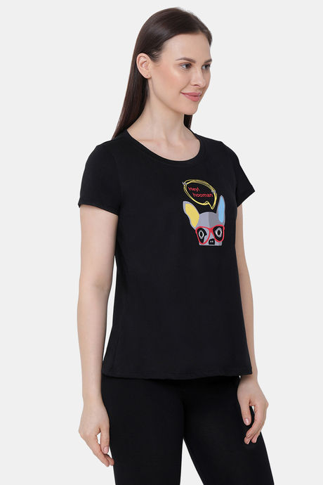 Soie Cotton Top - Black — image 2