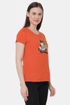 Soie Cotton Top - Orange — thumbnail 2