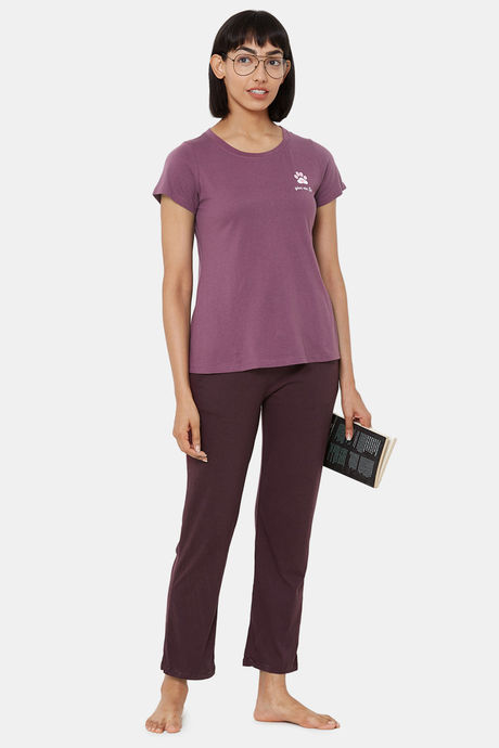Soie Cotton Top - Purple — image 5