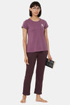Soie Cotton Top - Purple — thumbnail 5