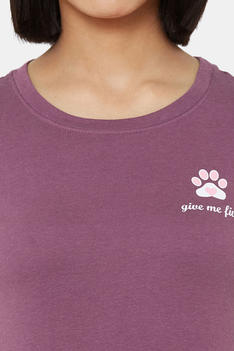 Soie Cotton Top - Purple — image 6