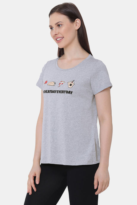 Soie Cotton Top - Grey — image 3
