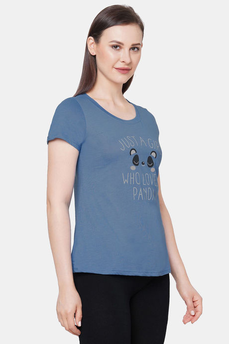 Soie Cotton Top - Blue — image 2