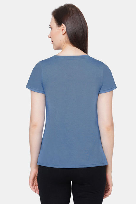 Soie Cotton Top - Blue — image 4