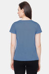Soie Cotton Top - Blue — thumbnail 4