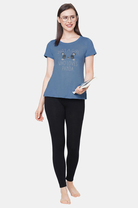 Soie Cotton Top - Blue — image 5