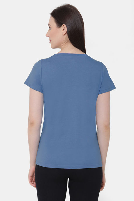 Soie Cotton Top - Blue — image 4