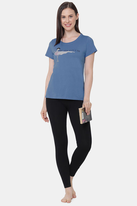 Soie Cotton Top - Blue — image 5